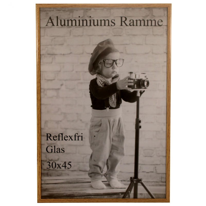 Aluminium Ramme - Brun - 30x45