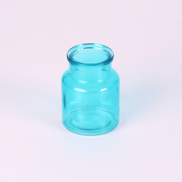 Glasflaske - 7 cm - Turkis