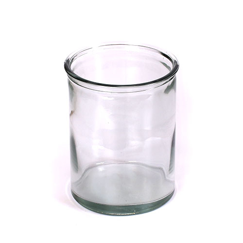 Cylinder glasvase Sign - Kraftigt klar glas -  Ø 14 cm x H 18 cm