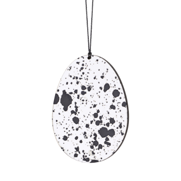 påskeæg dots i hvid og sort fra felius design