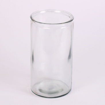 Cylindervase - Kraftigt Klar glas - Ø 13 cm x H 24 cm