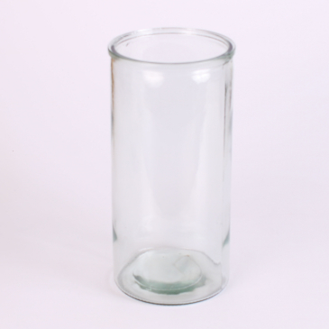 Cylindervase - Kraftigt Klar glas - Ø 15 cm x H 30 cm