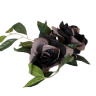 lyskrans - roser med vanddrys i grå