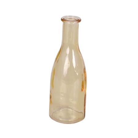 Glasflaske - 18,5 cm - Lys Orange