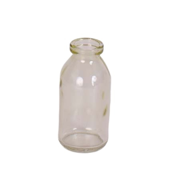 Glasflaske - Lys gul - 10,5 cm