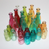 Glasflasker i mange farver og størrelser