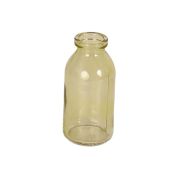 Glasflaske - Gul - 10,5 cm
