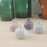 Mini vase rund - 4,5 cm - Lyserød