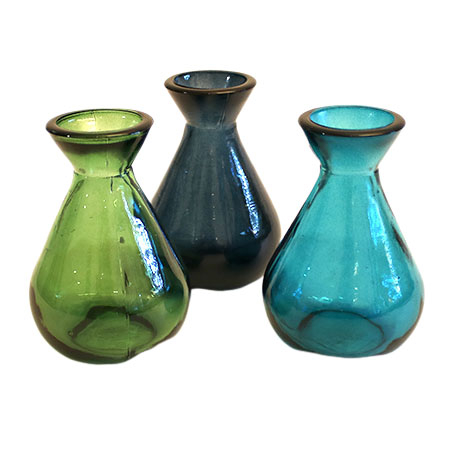 Turkis Vase - Recycle - 11 cm