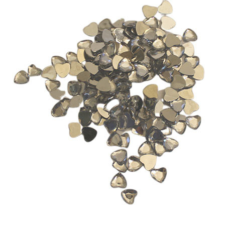 Hjertedrys - Sølvfarve 1 cm - 180 stk
