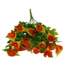 Kunstig blomster-buket - Orange liljer