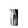 Grå marmor bloklys- Ø 6 x 13 cm