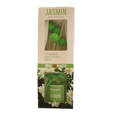 Duftolie med pinde - 50 ml -Jasmin