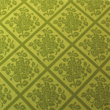 Tekstilserviet Damast Grøn- 40 x 40 cm - 12 stk