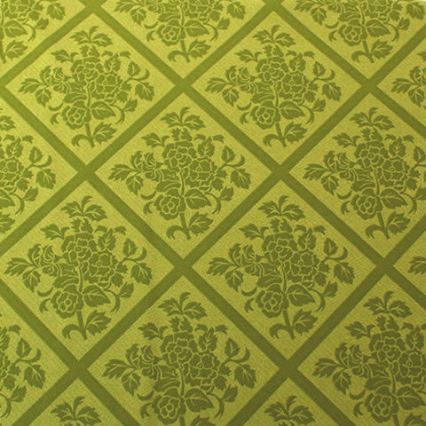 Tekstilserviet Damast Grøn- 40 x 40 cm - 12 stk