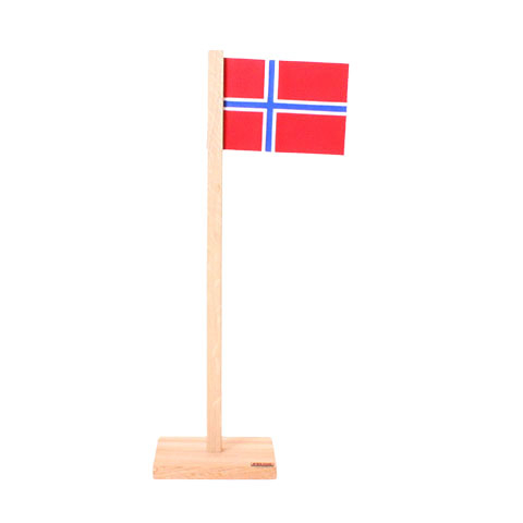 2: Felius Design Norsk bordflag - H 31 x B 15 cm