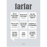 Dialægt plakat - Farfar - A5