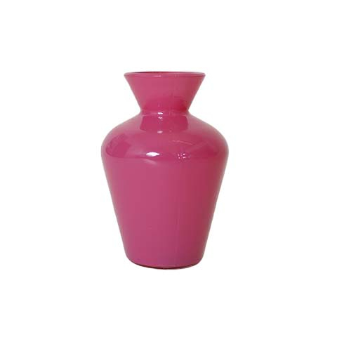 Pink glasvase - Elisabeth- H 11 cm