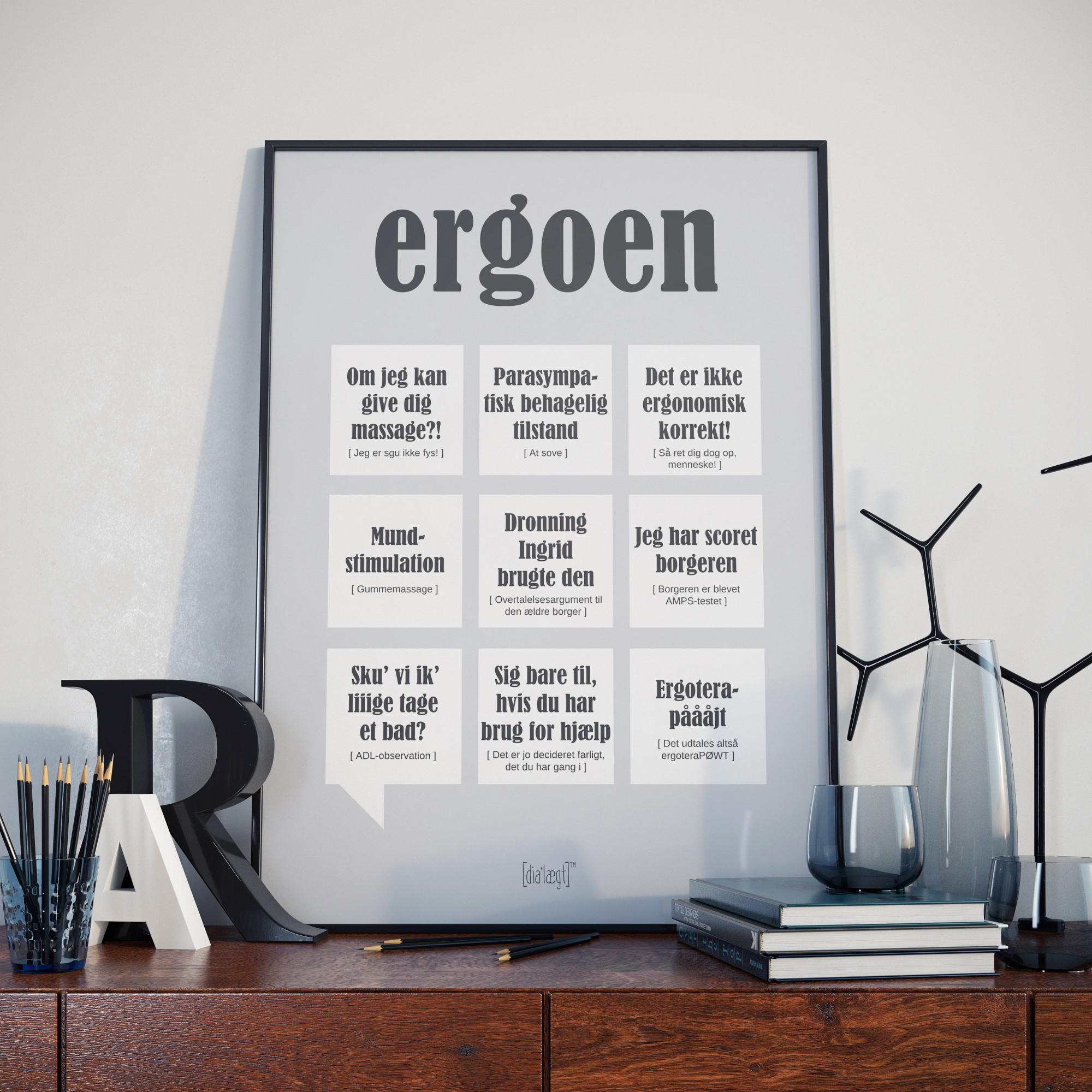 Dialægt plakat - Ergoen -