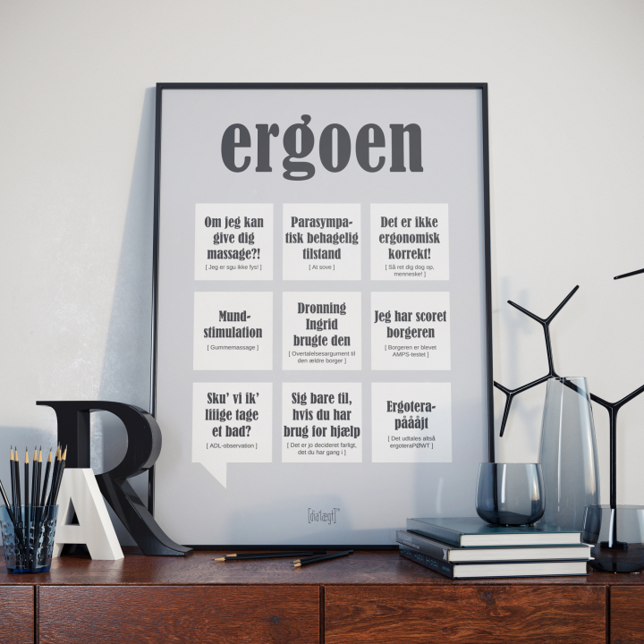 Dialægt plakat - Ergoen - A3