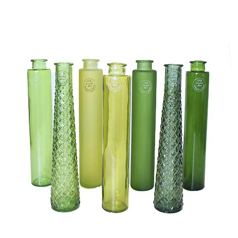 Flaskevaser grønne farver