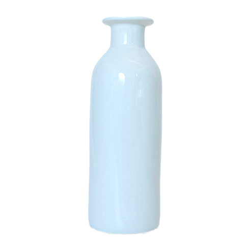 Keramik vase - 16,5 cm - Hvid
