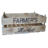 Trækasse Farmers Market - L48 x B 33 x H 17,5 cm