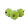 Pynte æbler - Grønne Ø 4,5 cm - 3 stk