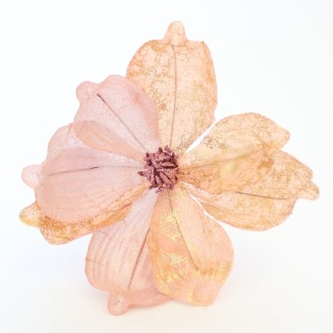 Kunstig Blomst Magnolia Ø 20 cm - Lys rosa