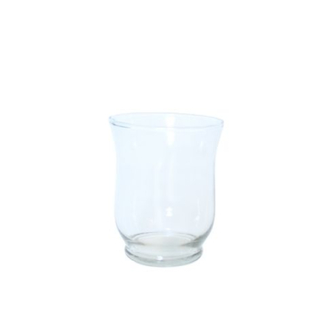 Hurricane Vase - H 9 cm - Klart glas