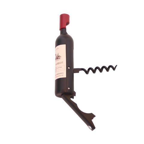 Proptrækker og oplukker – Vinflaske – H 11 cm