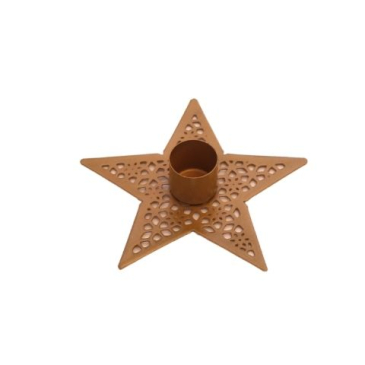 lysestage stjerne - Messing - Ø 11 cm