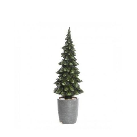 Juletræ til pynt - Polyresin - H 18 cm