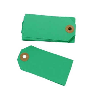Manillamærker - Grøn - 4 x 8 cm