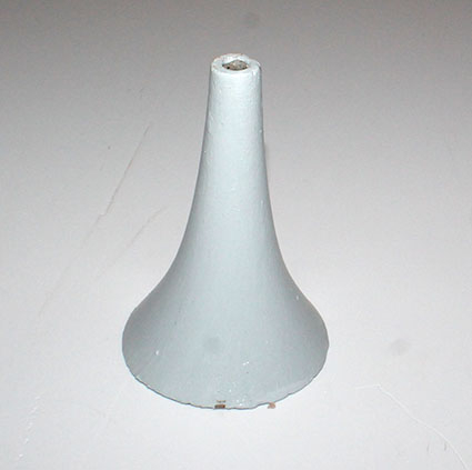 Billede af 2. sortering - Vase ,Lysegrå - Ø 9,5 cm X H 15 cm