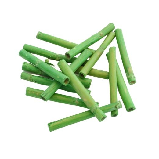 Træpinde bambus - Limegrønne - 15 stk - L 9 cm