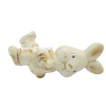 Keramik Hare D - 11 cm (Hænger i en arm)