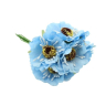Blomster Buket Ø 4,5 - L 6 cm - 6 blomster - Blå