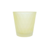 Fyrfadsglas gul harlequin - H 7,5 x Ø 7 cm