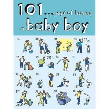 Tillykke kort - 101 Baby Boy- H 8 x B 6 cm