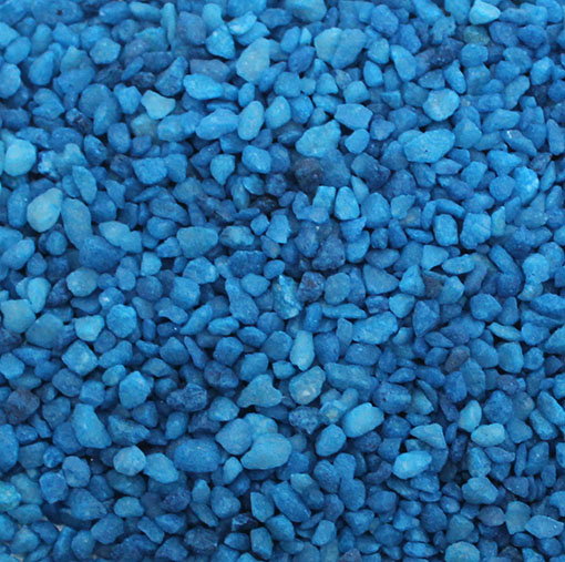 Dekorationssten - Blå 2-3 mm - 370 ml