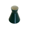 Vase porcelæn - Mørkegrøn - H 8 cm