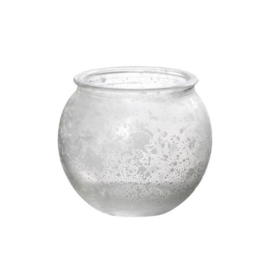 Vase rund Michigan frosted glas - H 10 cm