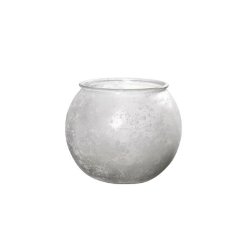 Vase rund Michigan frosted glas - H 7 cm