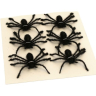 Edderkopper halloween - Sorte 6 stk