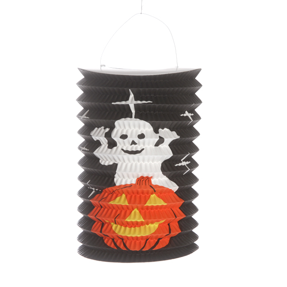 RESTSALG - Halloween papir lanterne - H 25 cm