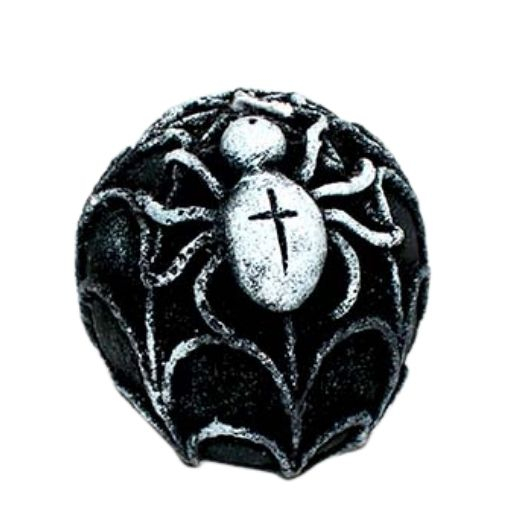 Figurlys Spider Ball - Sort 8 cm