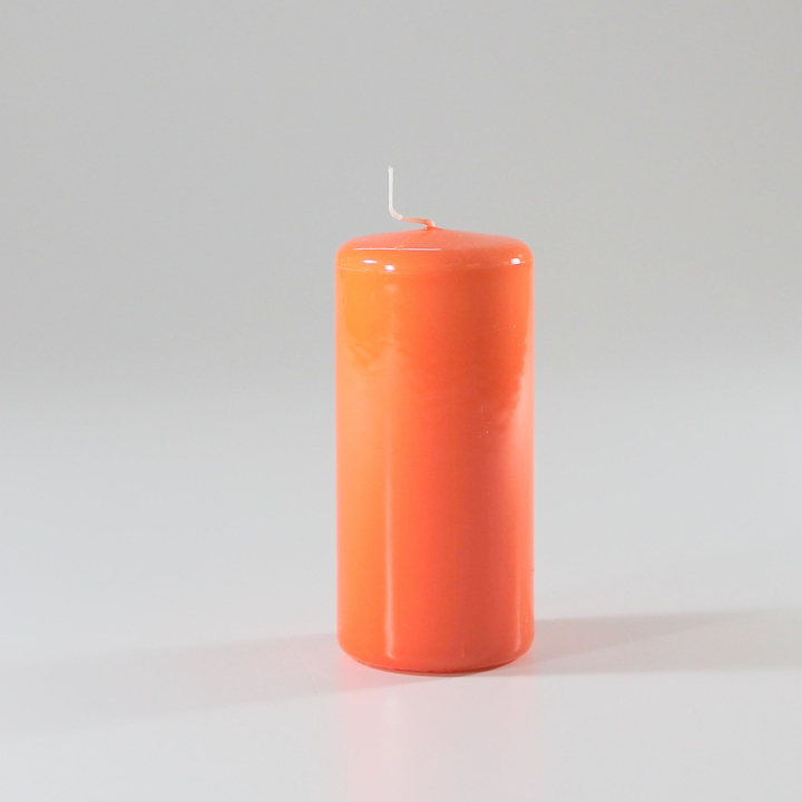 Bloklys lak orange 12 cm