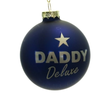 Julekugle - Daddy Deluxe - Ø 8 cm