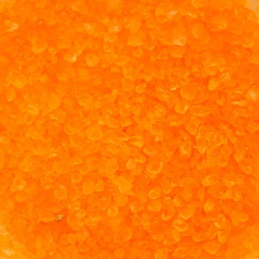 Knust glas - Orange neon - 2-4 mm - 250 ml